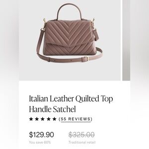 Quince bag color DARK TAUPE